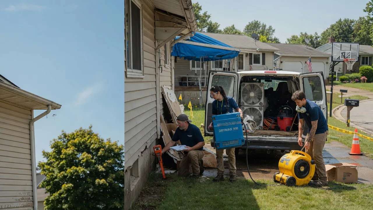 Ceiling Leak Cleanup in Orchard Park, NY near me
